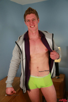 Model Eddie Branson Naked Straight English Lad Uncut Enjoys Gym and Rugby