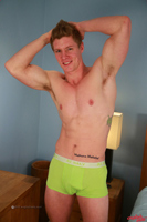 Model Eddie Branson Naked Straight English Lad Uncut Enjoys Gym and Rugby