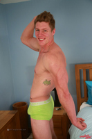 Model Eddie Branson Naked Straight English Lad Uncut Enjoys Gym and Rugby