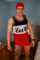 Model Lewis Connell Naked Straight English Lad Uncut Enjoys Gym