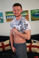 Model James Hallows Naked Straight English Lad Uncut Enjoys Gym & Football