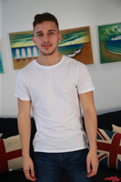 Model Jack Montague Naked Straight English Lad Uncut Enjoys Gym and Football