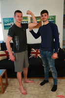 Model Bailey Gibson Naked Straight English Lad Uncut Enjoys Gym