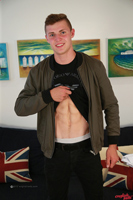Model Otto Davies Naked Straight English Lad Uncut Enjoys Gym & Rugby