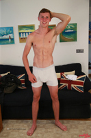 Model Otto Davies Naked Straight English Lad Uncut Enjoys Gym & Rugby