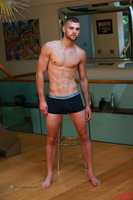 Model Rufus Fitzroy Naked Straight English Lad Uncut Enjoys Boxing & Gym
