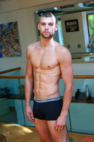 Model Rufus Fitzroy Naked Straight English Lad Uncut Enjoys Boxing & Gym