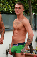 Model Rowan Black Naked Straight English Lad Uncut Enjoys Boxing