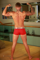 Model Freddy Schols Naked Straight English Lad Uncut Enjoys Football & Gym