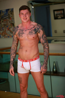 Model Jack Appleton Naked Straight English Lad Uncut Enjoys Gym