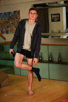 Model Dominic Moore Naked Straight English Lad Uncut Enjoys Boxing & Football
