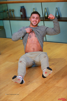 Model Jaxon North Naked Straight English Lad Uncut Enjoys Gym & Football