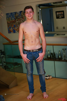 Model Jack Harper Naked Straight English Lad Uncut Enjoys Football and Gym