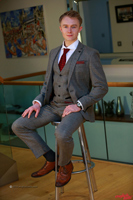 Model William Richards Naked Straight English Lad Uncut Enjoys Yoga & Gym