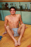 Model Javier Rodiguez Naked Straight English Lad Uncut Enjoys Wrestling and Gym