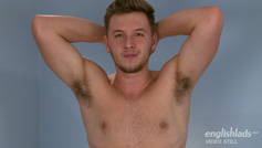 Tall, Straight Lad Aiden Shows Off His Chunk Hard Uncut Cock and Hairy Hole!
