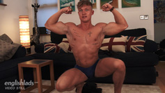 Muscular Young Rugby Player Albie Shows Us His Throbbing Uncut Erection!