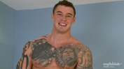 Muscular Straight Lad Dalton Shows off his Uncut Cock & Fingers his hole!