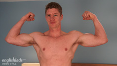 Straight Tall Eddie Reveals his Muscular Body and Big Uncut Secret Weapon!