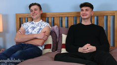 Young Straight Lad Charlie's 1st Man Wank with Jack's Thick Uncut Cock & Jack Cums Over His Shoulder! 