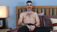 Straight Young & Hairy Rugby Player Miles Wanks his Big Uncut Cock & Squirts for England!