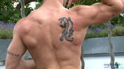 Confident Str8 Hunk Scott - Shows Off His Muscular Body and Shoots a Massive Load!