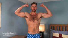 Straight Hairy Hunk Tom Lawson gets his 1st Manhandling and Wow Cums, Cums & Cums Some More!