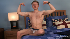 Young Straight Yoga Teacher Will Richards Shows How Flexible he is and Cums Loads!