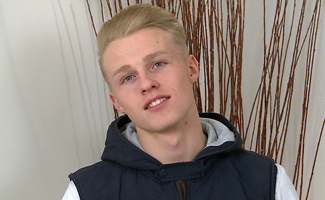 Englishlads.com: Straight Young Blond Pup Ben Cant Believe a Man is Making his Long Uncut Cock so Hard & Messy!