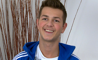 Englishlads.com: Tall & Young Straight Basketballer Adrian Plays with his Rocket Cock & Blasts!
