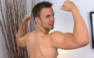 Straight Young Personal Trainer Will - Toned with a Rock Hard Uncut Erection!