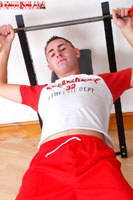 Model Stewart Edwards Naked Gay English Lad Uncut Enjoys Tennis