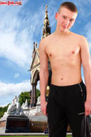 Model David Farrow Naked Straight English Lad Uncut Enjoys Swimming & Hockey
