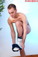 Model Liam Jon Naked Gay English Lad Uncut Enjoys Swimming & Running