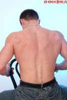 Model Gregory Ash Naked Straight English Lad Uncut Enjoys Weightlifting and boxing