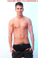 Model Tommy Alvarez Naked Straight English Lad Uncut Enjoys Ice Hockey