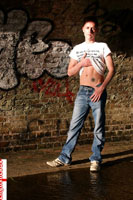 Model Dino Naked Gay English Lad Uncut Enjoys Running