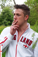 Model Brendan Hill Naked Straight English Lad Uncut Enjoys Rugby & cricket