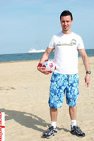 Model Bentley Race Naked Gay English Lad Uncut Enjoys Surfing and running
