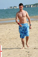 Model Bentley Race Naked Gay English Lad Uncut Enjoys Surfing and running
