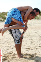 Model Bentley Race Naked Gay English Lad Uncut Enjoys Surfing and running