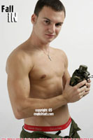 Model Rocco Naked Straight English Lad Uncut Enjoys Football & swimming