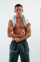 Model Ryan Carter Naked Straight English Lad Uncut Enjoys Football and Rugby