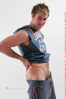 Model Josh Cage Naked Straight English Lad Uncut Enjoys Rugby, cricket and gym