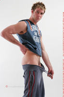 Model Josh Cage Naked Straight English Lad Uncut Enjoys Rugby, cricket and gym