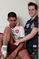 Model Chris Hay Naked Gay English Lad Uncut Enjoys Football