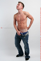 Model Sean Weeks Naked Gay English Lad Uncut Enjoys Gym and swim