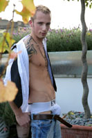 Model Richie Cox Naked Bi English Lad Uncut Enjoys Gym & rugby