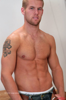 Model Jon Saunders Naked Straight English Lad Uncut Enjoys Football, gym & tennis