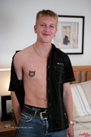 Model Malcolm Troke Naked Straight English Lad Uncut Enjoys Surfing & football